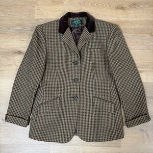 Vintage Lauren Ralph Lauren Brown Equestrian Coat Size 12P